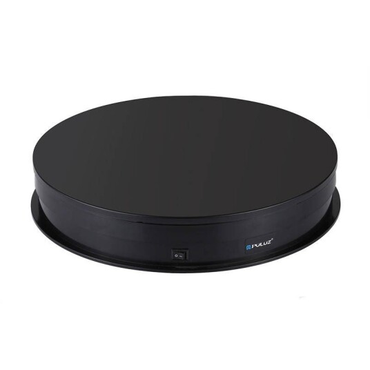 Puluz Elektrisk Fotodreiebord 30 cm Sort