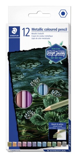 Fargeblyant Staedtler metallic 12pk Fargeblyant Staedtler metallic 12pk