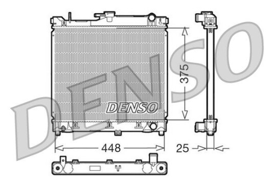 Radiator DENSO DRM47014 Radiator DENSO DRM47014