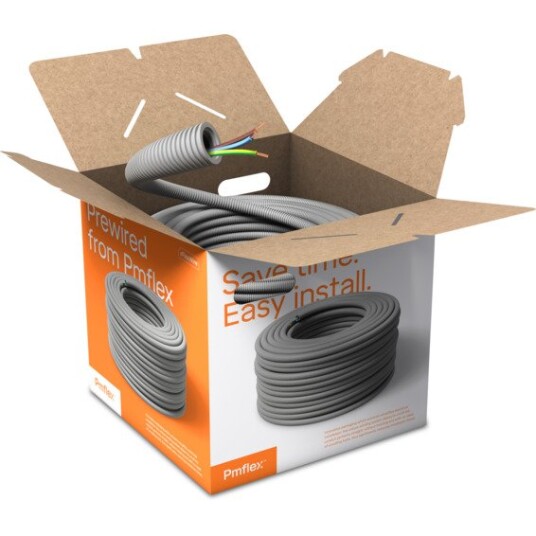 PM FLEX Ferdigtrukket K rør 16/PN 3G1,5 Onebox 100m