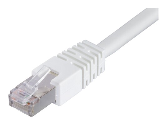 Deltaco 3m CAT 6 Koblingskabel RJ-45 Hann til Hann Hvit