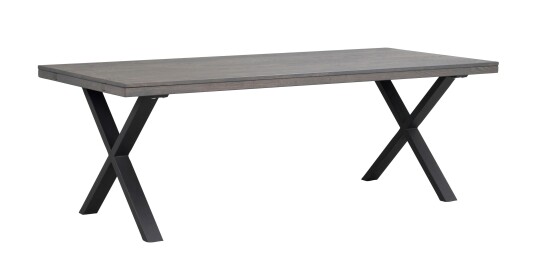 Rowico Home Brooklyn spisebord Mørkebrun eik/svart 170 x 95 cm Brun