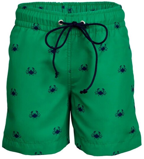 Petit Crabe Badeshorts Brettspill UV50+ Green Krabbe 9 10 år 134 140 Badetøy Grønn