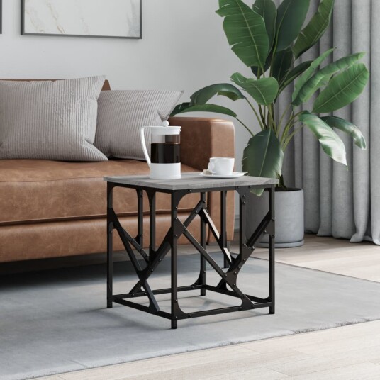 Salongbord grå sonoma 45x45x47,5 cm konstruert tre 8720845420741 Salongbord grå sonoma 45x45x47,5 cm konstruert tre 8720845420741