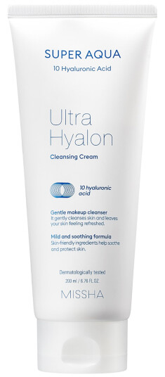 MISSHA Super Aqua Ultra Hyalron Cleansing Cream 200 ml