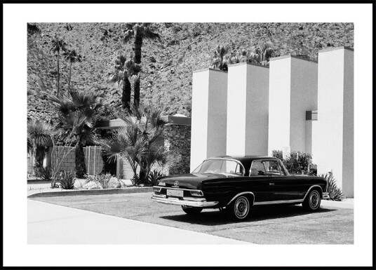 Old  Car in Palm Springs Plakat Plakat / 100x150cm