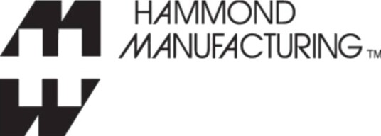 Hammond Electronics 1551WYFLGY 50 × 100 × 24 mm ABS Grå Kabinett