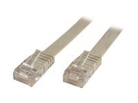 MicroConnect UltraFlat - Nettverkskabel - RJ-45 (hann) til RJ-45 (hann) - 1 m - UTP - CAT 6 - flat - hvit