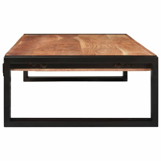  Badehylle med hylle 120 x 50 x 23 cm Massiv mango tre jern