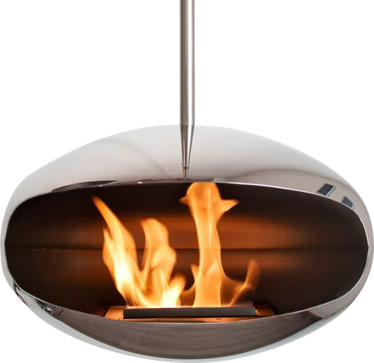 Cocoon Fires Cocoon Aeris i polert stål Polert stål