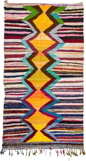 Marokkansk Boucherouite teppe 150 x 285 cm Størrelse: 150 x 285 cm