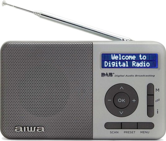 Aiwa RD 40DAB/SL Retro Trådløs DAB+ Radio Sølv Aiwa RD 40DAB/SL Retro Trådløs DAB+ Radio Sølv