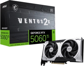 MSI GeForce RTX 5060 Ti 8GB GDDR7 Grafikkort med 2 Vifter og HDMI 2.1b