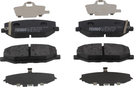 Bremseklosser sett FERODO FDB5482