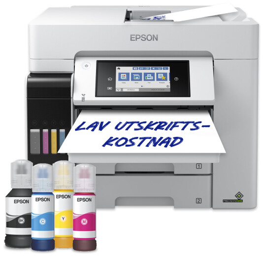 Epson EcoTank ET-5885 A4 Multifunksjonsprinter med høy kapasitets blekktank