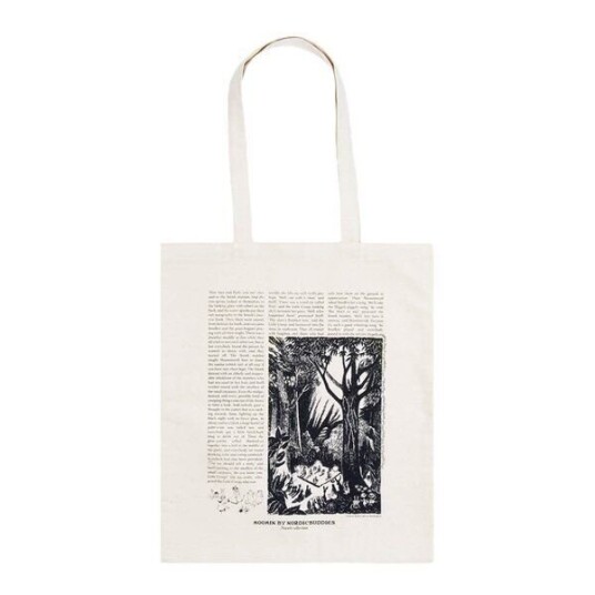 Nordicbuddies Mummi Novels handlenett 385x42 cm Kometen naturhvit