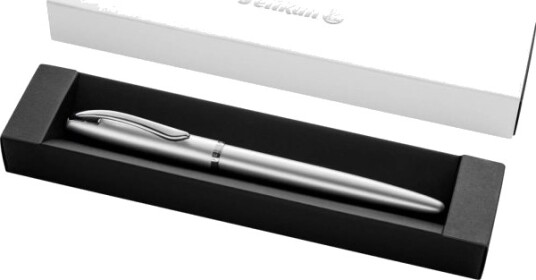 Pelikan Jazz Noble Elegance P36 Sølv Fyllesystem Med Patron Blå Metall Rustfritt Stål Medium