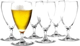 Holmegaard Perfection ?lglass 6-pack 1 set Holmegaard Perfection ?lglass 6-pack 1 set