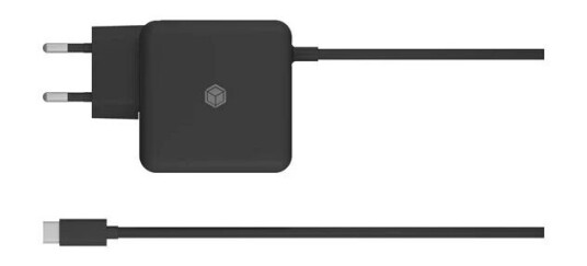 ICY BOX 65W USB-C Strømadapter PD 3.0 Svart for Europa