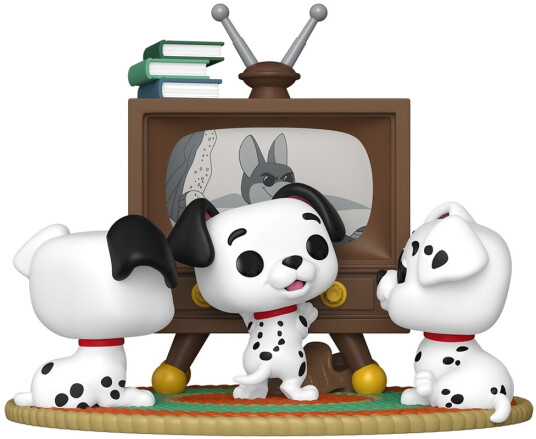 Funko POP! Moments: 101 Dalmatians Rolly Patch and Lucky with TV