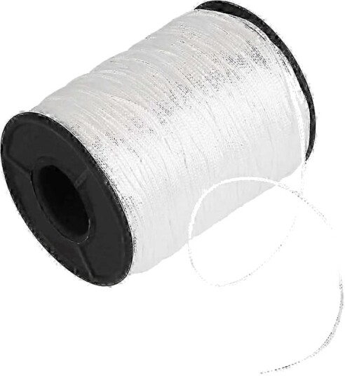 150 meter flettet snor for persienner 1 mm diameter hvit polyetylen snor for persienner gardiner aluminiumspanel persienner
