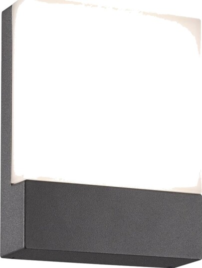 Santec Vegglampe LED 3000K 360lm Antrasitt Santec Vegglampe LED 3000K 360lm Antrasitt