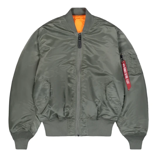 Alpha Industries Herre Jakker Grønn L,