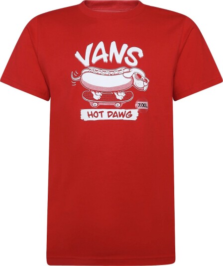 VANS Hot Dawg Ss Tee   RACING RED   5