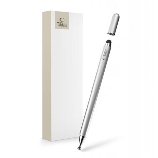 Tech-Protect Tech-Protect Magnet Stylus Pen Silver Tech-Protect Tech-Protect Magnet Stylus Pen Silver