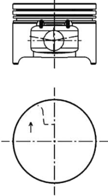 Stempel KOLBENSCHMIDT 40277620