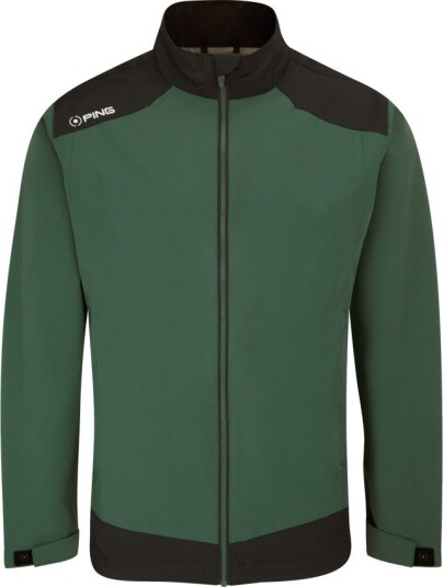 Ping Aquadrive Svart Golf regnjakke herre Gorse Green/Black Small