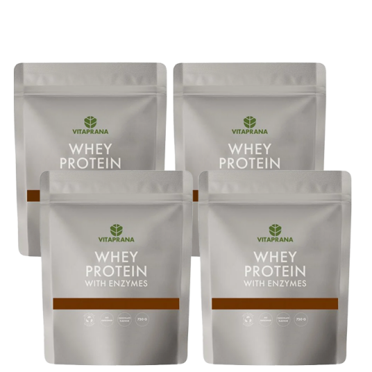 Mix&Match 4 x Myseproteinkonsentrat 750 g