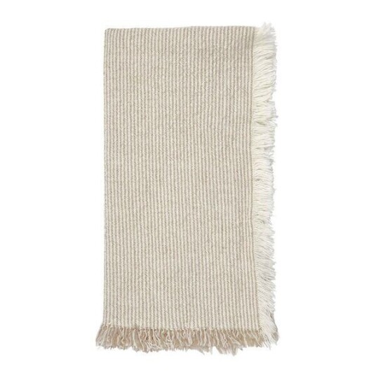 Broste Copenhagen Elouise serviett 45x45 cm fungi/offwhite Broste Copenhagen Elouise serviett 45x45 cm fungi/offwhite