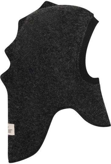 HUTTEliHUT Dino balaclava i ull, Dark Grey Melange (6-8 år) 6-8 år HUTTEliHUT Dino balaclava i ull, Dark Grey Melange (6-8 år) 6-8 år