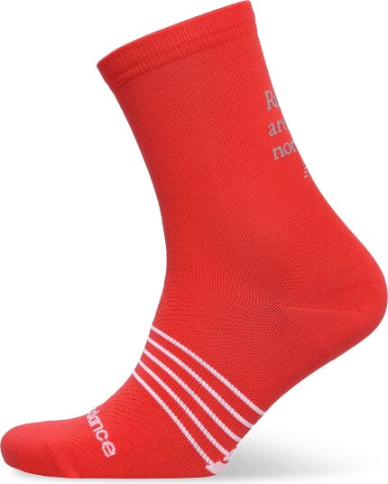 New Balance Pro Run Graphic Crew Socks 1 Pair NEO FLAME L