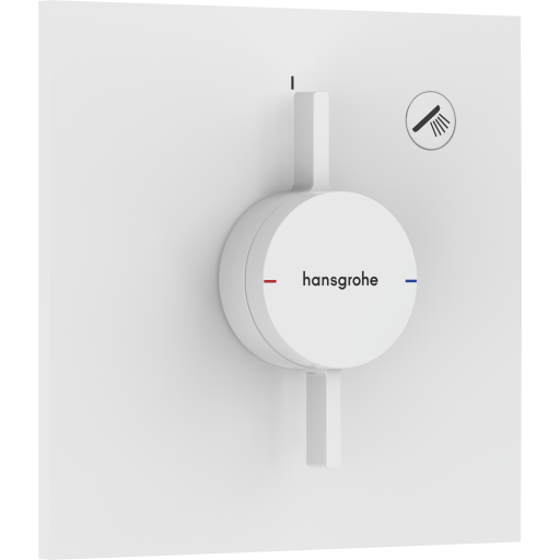 Hansgrohe DuoTurn E dusjbatteri, hvit