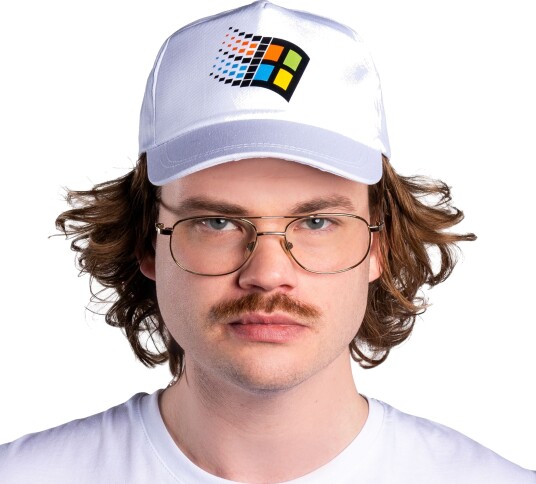 Netshirt Windows 95 Cap One size mb001-white-windows95