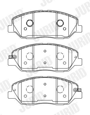 Bremseklosser JURID 572607J Bremseklosser JURID 572607J