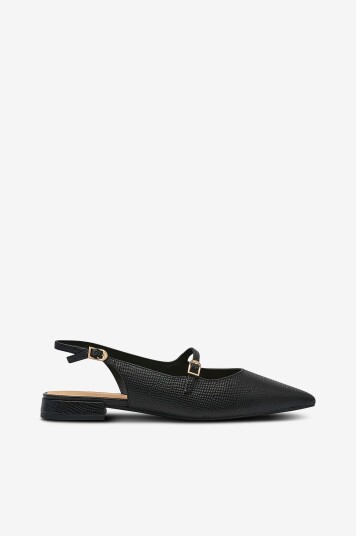 Clarks Slingbackser Sensa15 Shine D Svart