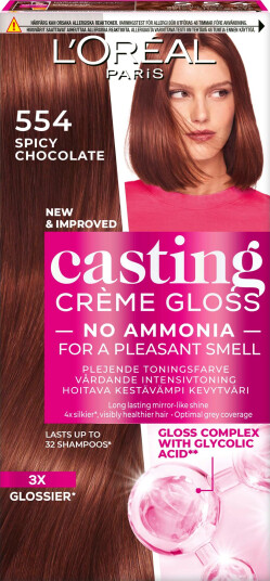 Loreal Paris Casting Crème Gloss 554 Spicy Chocolate Loreal Paris Casting Crème Gloss 554 Spicy Chocolate