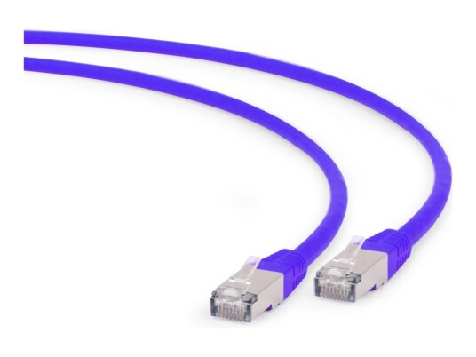 Cablexpert Koblingskabel Rj-45 Hann Til Rj-45 Hann 25 Cm Sftp Cat 6A Formstøpt Halogenfri Purpur