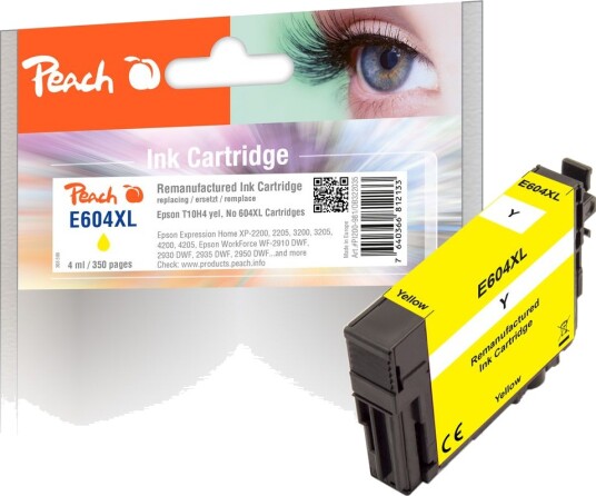 Kompatibel med Epson No. 604XL Blekkpatron Gul T10H4 4ml