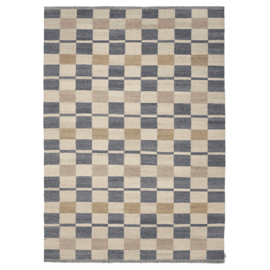 Classic Collection Rutvik teppe 170x230 CMønstrede tepper Ull Blå   RU104BL