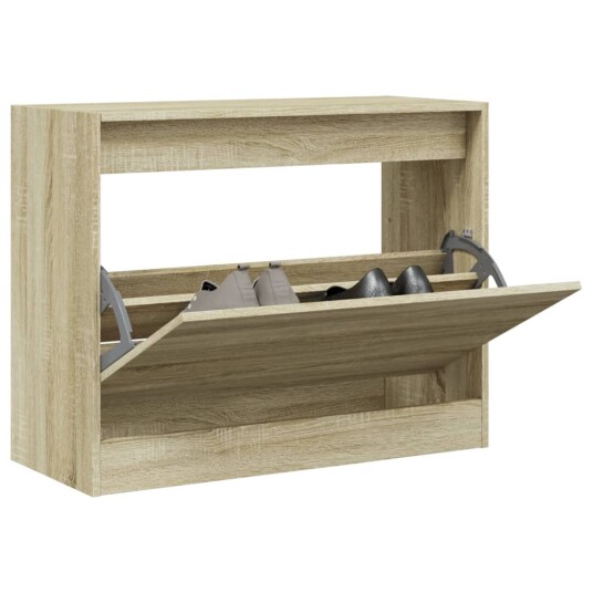  Skoskap sonoma eik 80x34x63 cm konstruert tre 8721012381971