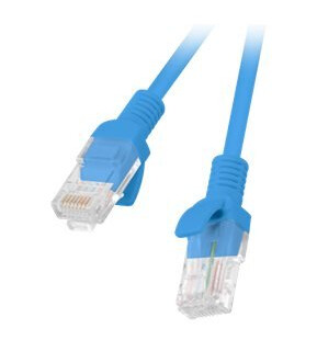 Lanberg Koblingskabel Rj-45 Hann Til Rj-45 Hann 15 M Utp Cat 5E Uten Hindringer Blå Ral 5012