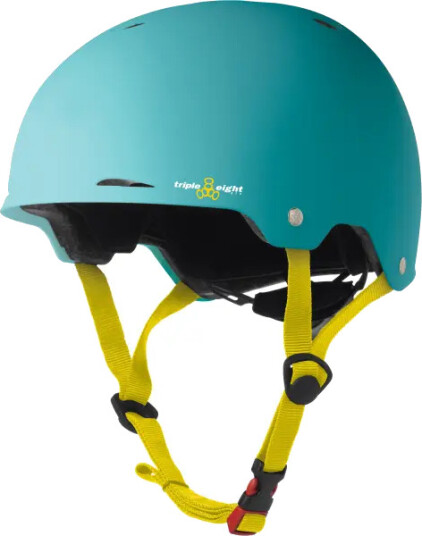 Triple Eight Hjelm - Gotham - Baja Teal Gummi - Triple Eight - L/XL - Sykkelhjelm - Blå Triple Eight Hjelm - Gotham - Baja Teal Gummi - Triple Eight - L/XL - Sykkelhjelm - Blå
