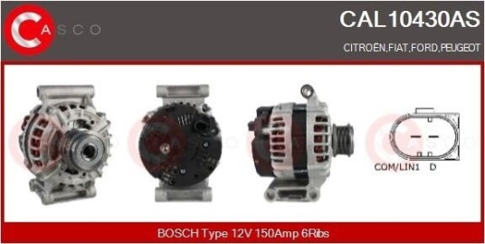 CASCO CAL10430AS Dynamo CASCO CAL10430AS Dynamo