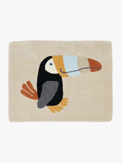 OYOY Toucan Gulvteppe 70x90 cm i Clay - 80% Ull, 20% Bomull
