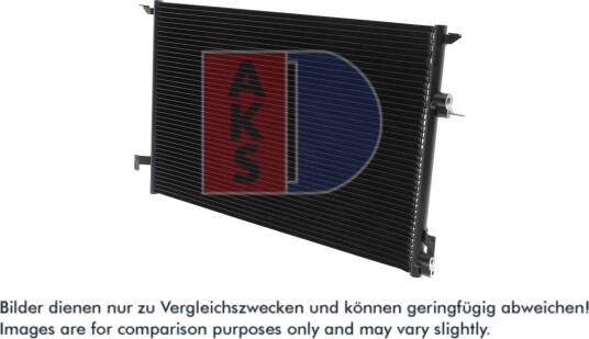 Kondensator, klimaanlegg AKS DASIS 192001N Kondensator, klimaanlegg AKS DASIS 192001N