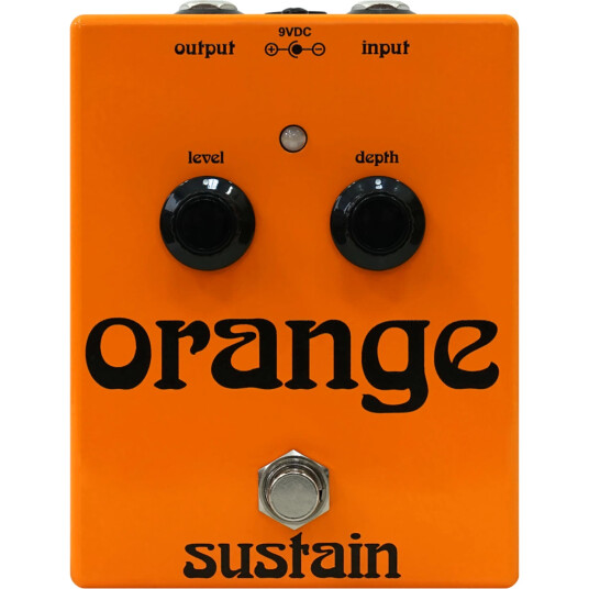 Oransje Sustain/kompressor Pedal Oransje Sustain/kompressor Pedal